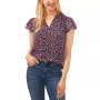 Women's Flutter Sleeve Bella Ditsy Yoryu Blouse