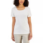 Short Sleeve Scoop Neck Top, Created for Macy's