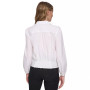 Women's Long Sleeve Tie-Waist Blouse