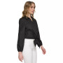 Women's Long Sleeve Tie-Waist Blouse