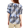 Women's Cotton Patchwork-Print Top
