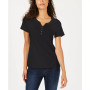 Petite Cotton Henley Top, Created for Macy's