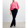 Women's Satin Print Blouse