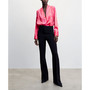 Women's Satin Print Blouse