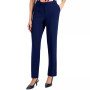 Slim Straight-Leg Elastic-Back Pants