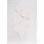 Women's Ruffled Asymmetrical Bodysuit