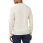 Men's Textured Pullover Crewneck Embroidered Sweater