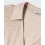 Women's V-Neck Linen Polo Shirt
