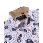 Men's Paisley Four-Way Stretch Button Down Slim Fit Shirt