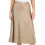 Women's Sequined Shimmering Pull-On Midi Skirt