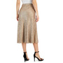 Women's Sequined Shimmering Pull-On Midi Skirt