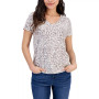 Petite Cloud Print V-Neck Perfect T-Shirt, Created for Macy's