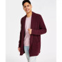 Men's Ribbed Shawl-Collar Cardigan, Created for Macy's