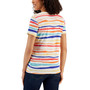 Petite Watercolor Stripe T-Shirt, Created for Macy's