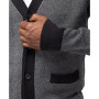 Men's Herringbone Cardigan Sweater
