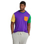 Men's Big & Tall Color-Blocked Jersey T-Shirt