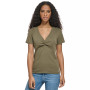 Women's Twist Front V-Neck T-Shirt