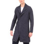 Modern Longline Zippered Cardigan