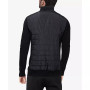 Men's Sherpa Lined Mixed Media Knit Sweater