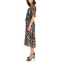 Women's Animal-Print Tie-Sleeve Tie-Waist Dress