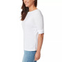 Women's Alanis Elbow-Sleeve Boat-Neck T-Shirt