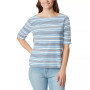 Women's Alanis Elbow-Sleeve Boat-Neck T-Shirt