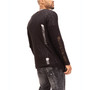 Men's Modern Buckled Long Cardigan Sweater