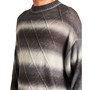 Men's Ombre Striped & Knitted Jumper Sweater