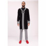 Men's Modern Longline Side Pocket Cardigan Sweater