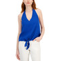 Women's Linen Sleeveless Halter-Neck Top, Created for Macy's