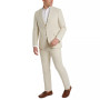 Men's Slim-Fit Stretch Linen Solid Suit