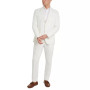 Men's Slim-Fit Stretch Linen Solid Suit