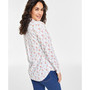 Women's Long-Sleeve Floral-Print Shirt, Created for Macy's