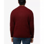 Men's Ribbed Mock Neck Quarter-Zip Sweater
