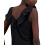 Women's Ruffled Double V Flounce Top