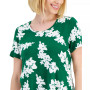 Petite Floral Relaxed-Fit Top, Created for Macy's