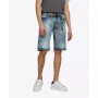 Men's Feeling Fresh Denim Shorts with Adjustable Belt, 2 Piece Set