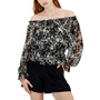 Women's Printed Off-The-Shoulder Top, Created for Macy's
