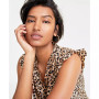 Women's Ruffle-Trim Sleeveless Blouse, Created for Macy's