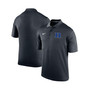 Men's Black Duke Blue Devils Big and Tall Primary Logo Varsity Performance Polo Shirt