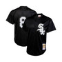 Men's Bo Jackson Black Chicago White Sox Cooperstown Collection Big and Tall Mesh Batting Practice Jersey