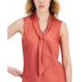 Women's Scarf-Neck Sleeveless Top