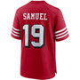 Men's Deebo Samuel Scarlet San Francisco 49ers Alternate Player Game Jersey