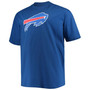 Men's Big and Tall Josh Allen Royal Buffalo Bills Player Name Number T-shirt