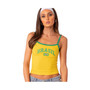 Women's Brasil Tank Top With Contrast Straps & Neckline