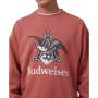Men's Budweiser Oversized Crew Sweater