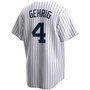 Men's Lou Gehrig White New York Yankees Home Cooperstown Collection Player Jersey