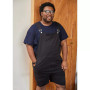Shorts Unisex Super Soft Sweatpant Overall Shorts Big and Tall