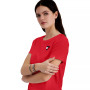 Women's Embroidered Heart-Logo T-Shirt