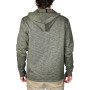 Men's Slub Knit Solid Drawstring Hoodie